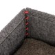 Лежак з повсті для собак і кішок "Happines-Gray" 39х39x15см GF Champion