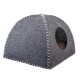Лежак для собак и кошек GF Champion Hiding place 40х40х35см с ортопедической подушкой