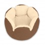 Лежак для собак и кошек GF Champion Ромашка d-40x27см 00910 коричневый