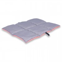  Мобильный лежак-подстилка для собак и кошек GF Champion 65х50 gray/coral CHM00954