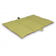 Мобільний лежак-підстилка для собак і кішок GF Champion 65х50 lime/brown CHM00953